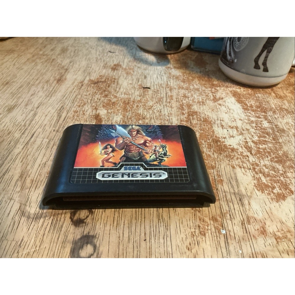 Golden Axe Sega Genesis 1989 Video Game Cartridge 5292 NTSC Tested